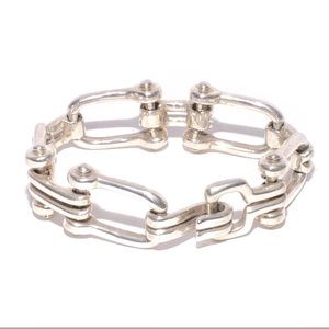 Vintage Ralph, Lauren, sterling silver equestrian bracelet.